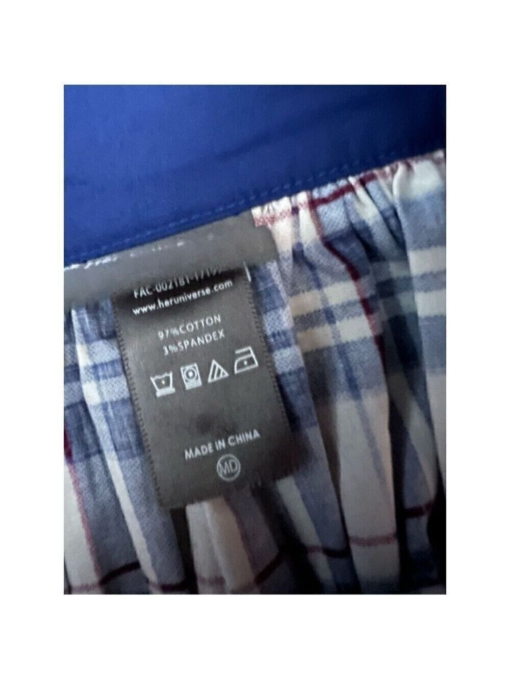 Her Universe Doctor Who Plaid Skirt (Med) - Picture 6 of 10